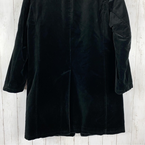 Anne Klein Womens Coat Size 10 (M) Black Velvet Dupont Thermolite Insulation - Picture 6 of 9
